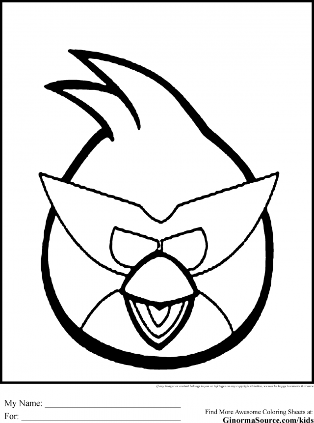 Name Angry Birds Coloring Pages Red Resolution Id 15329 155373 