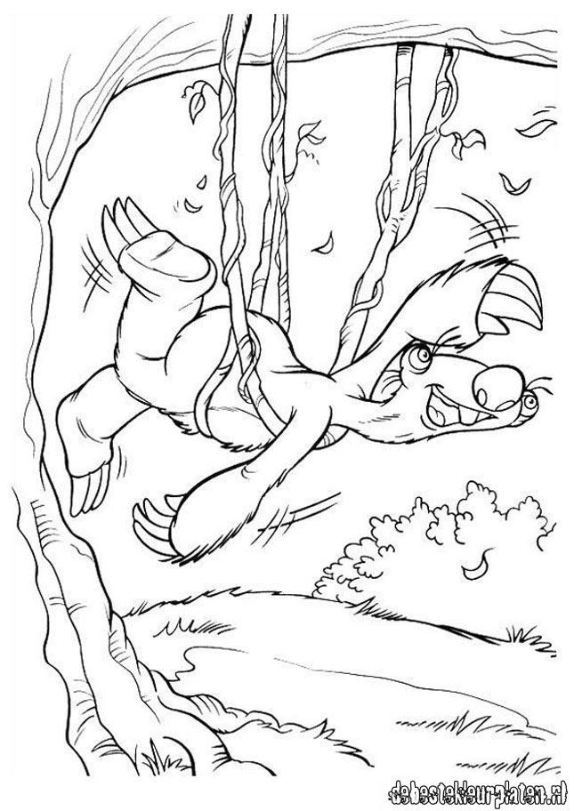 Ice Age Diego Coloring Pages Kidsdrawing Car Pictures