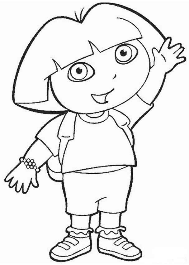 dora coloring pages | The Coloring Pages