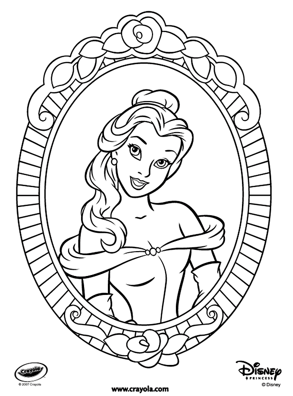 Coloring Disney Princess Pages - Free Printable Coloring Pages 