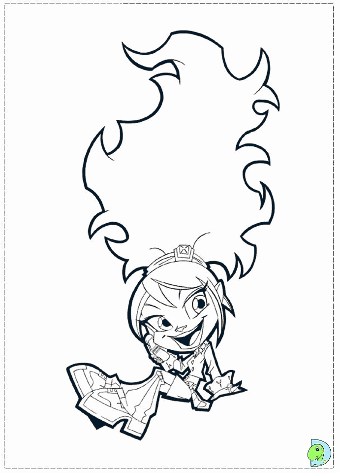 Trollz Coloring page