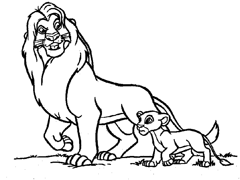 Hyena Coloring Page