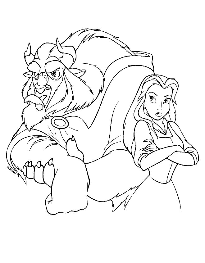 Disney Belle Coloring Pages : Coloring Book Area Best Source for 