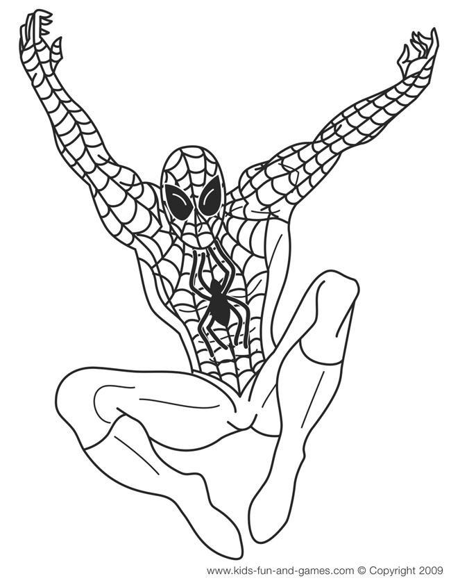 Super Hero Coloring Page | Coloring Pages