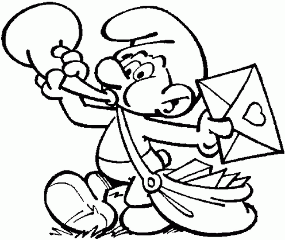 Printable Coloring Pages The Smurfs Cartoon Anime Movie For Kids 