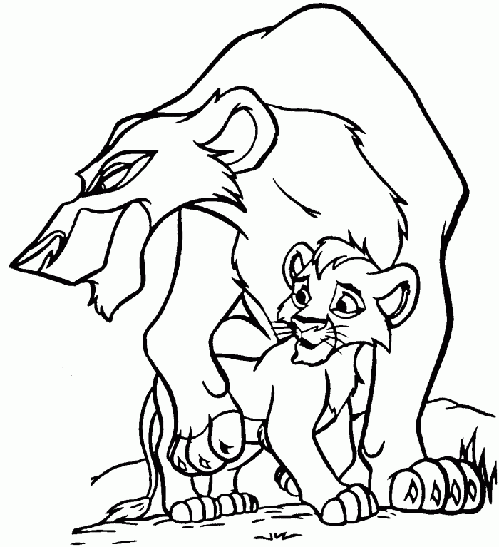 Kovu Coloring Pages | 99coloring.com