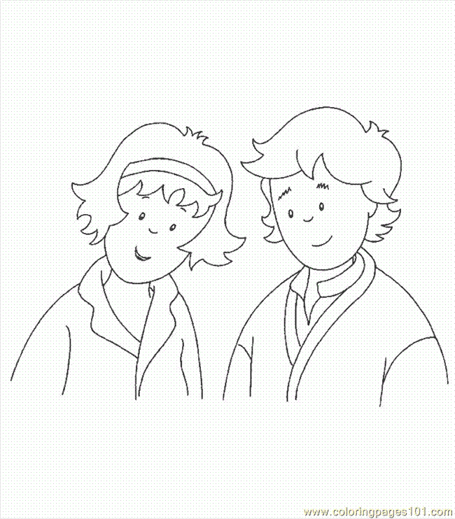 Coloring Pages Caillou0001 (28) (Cartoons > Others) - free 