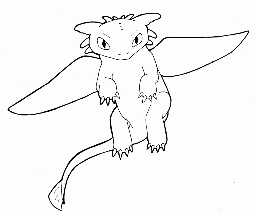 How To Train Your Dragon Toothless Coloring Pages Wallpaper 