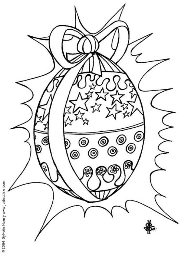 Coloring page Easter egg - img 6451.