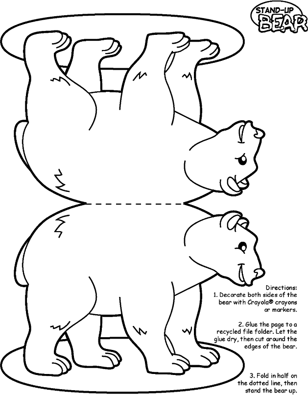 Bear Coloring Pages (9) - Coloring Kids