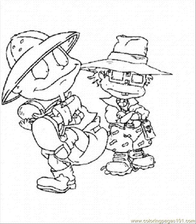 Coloring Pages Adventures Of Tommy And Chuckie (Cartoons > Rugrats 