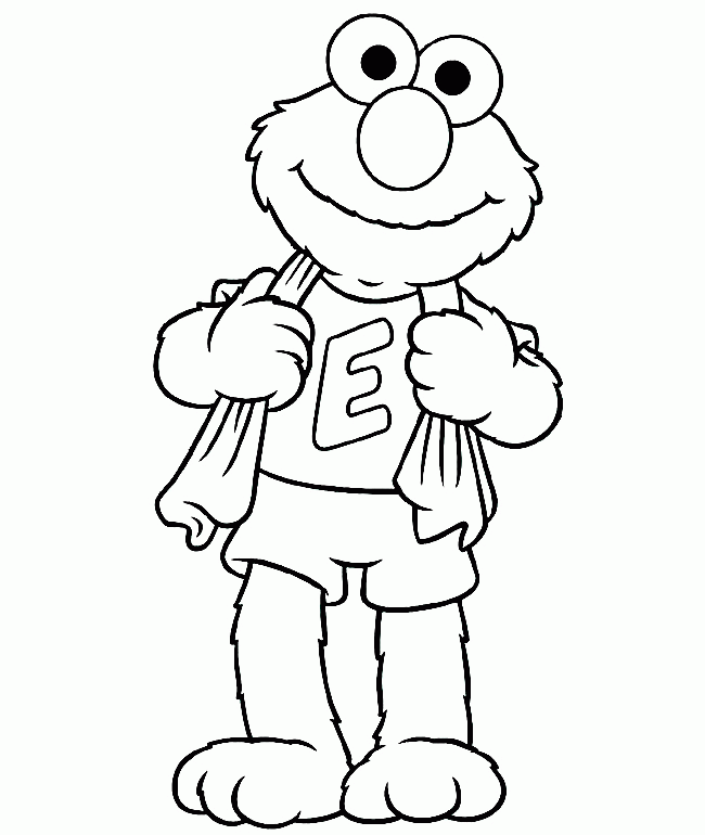 Kid's all time favorite Elmo coloring pages Elmo Coloring Sheets 