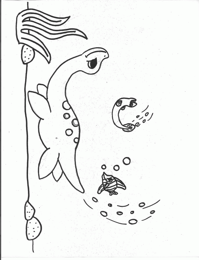 Nessie Coloring Page Id 43566 Uncategorized Yoand 275151 Shark Boy 