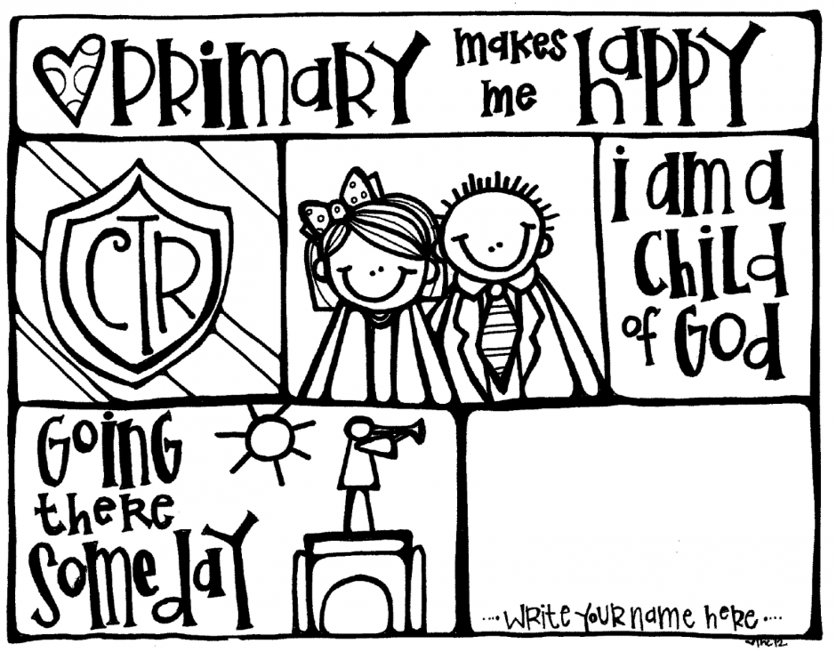 Lds Primary Coloring Pages Temple Id 84307 Uncategorized Yoand 