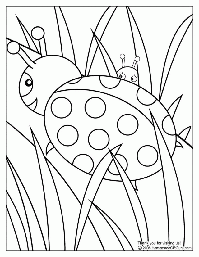 Ladybug Coloring Page Lady Bug Coloring Pages Printable Coloring 