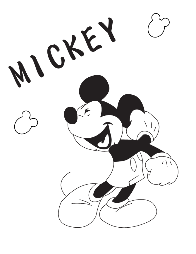 Mickey Mouse Coloring Pages - Free Printable Coloring Pages | Free 