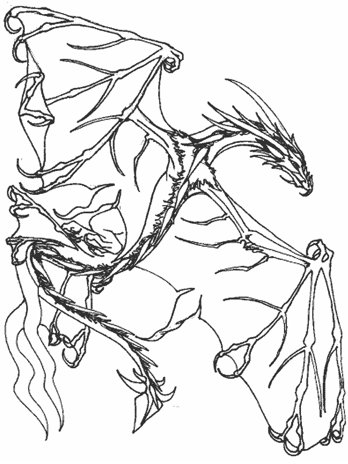 Dragons 19 Fantasy Coloring Pages - 69ColoringPages.com