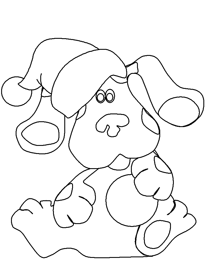 18 Intelligent Blue Clues Coloring Pages | Fun Coloring Ideas
