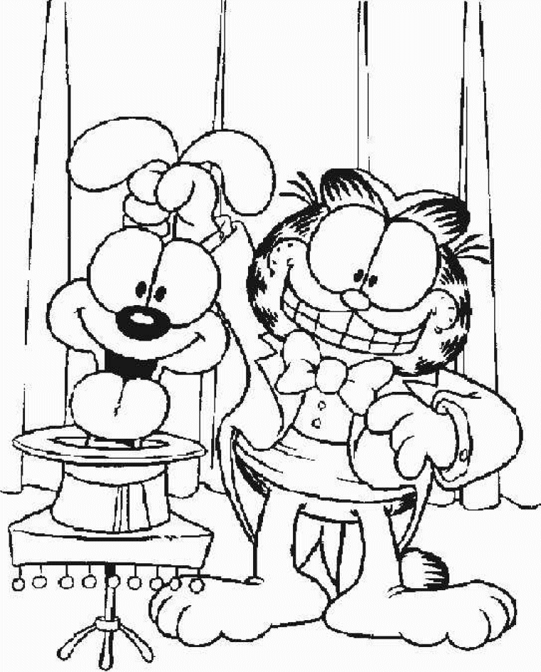 Garfield Coloring Pages - Coloringpages1001.