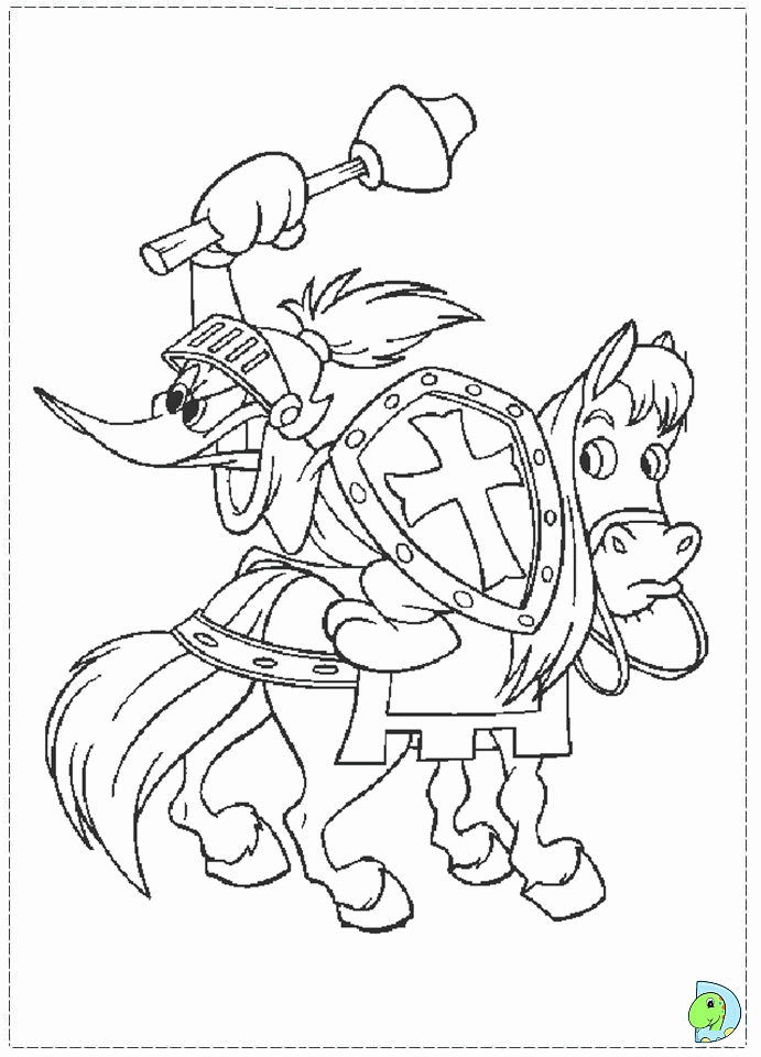 Woody Woodpecker Coloring page