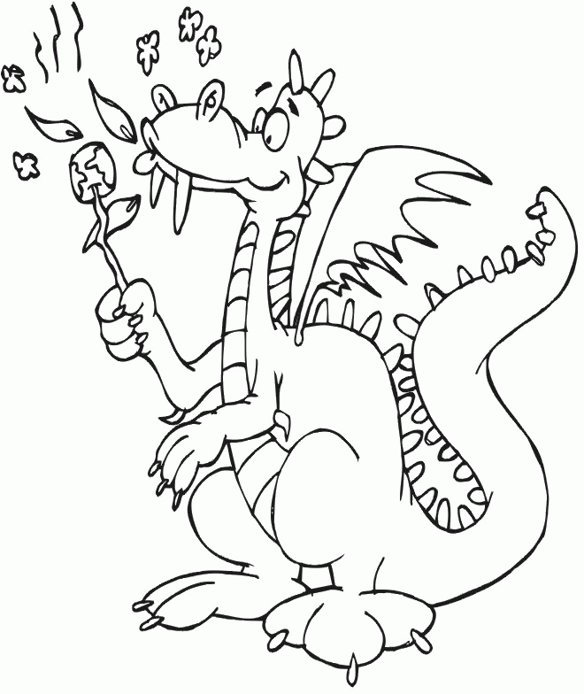 Dragon : Long Tailed Dragon Coloring Pages, The Legend Of Dragon 
