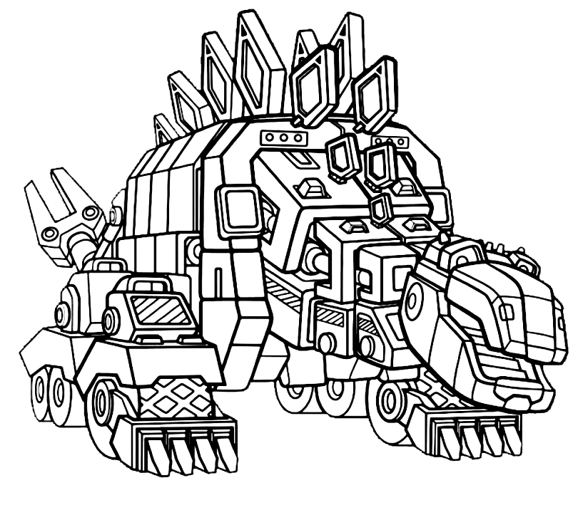 Drawing 4 from Dinotrux coloring page