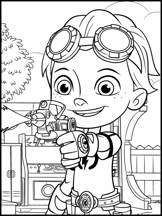 Rusty Rivets Printable Coloring Pages 41