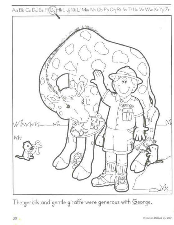 Zoo keeper coloring pages