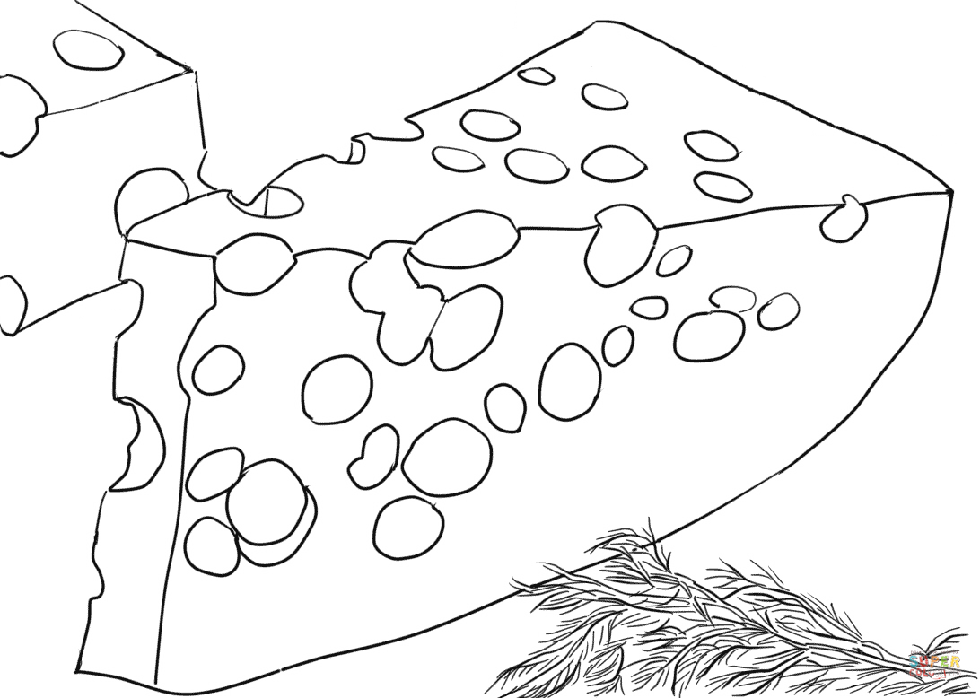 Swiss-cheese Coloring Page - Get Coloring Pages