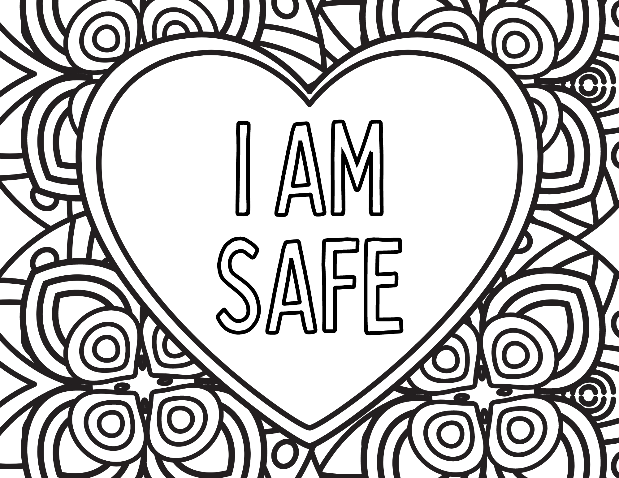 DIGITAL DOWNLOAD: Printable Affirmation Coloring Pages – Play All Day Kids