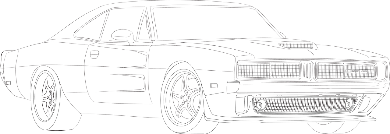 Download Dodge 1969 Dodge Charger Car Royalty-Free Stock Illustration Image  - Pixabay