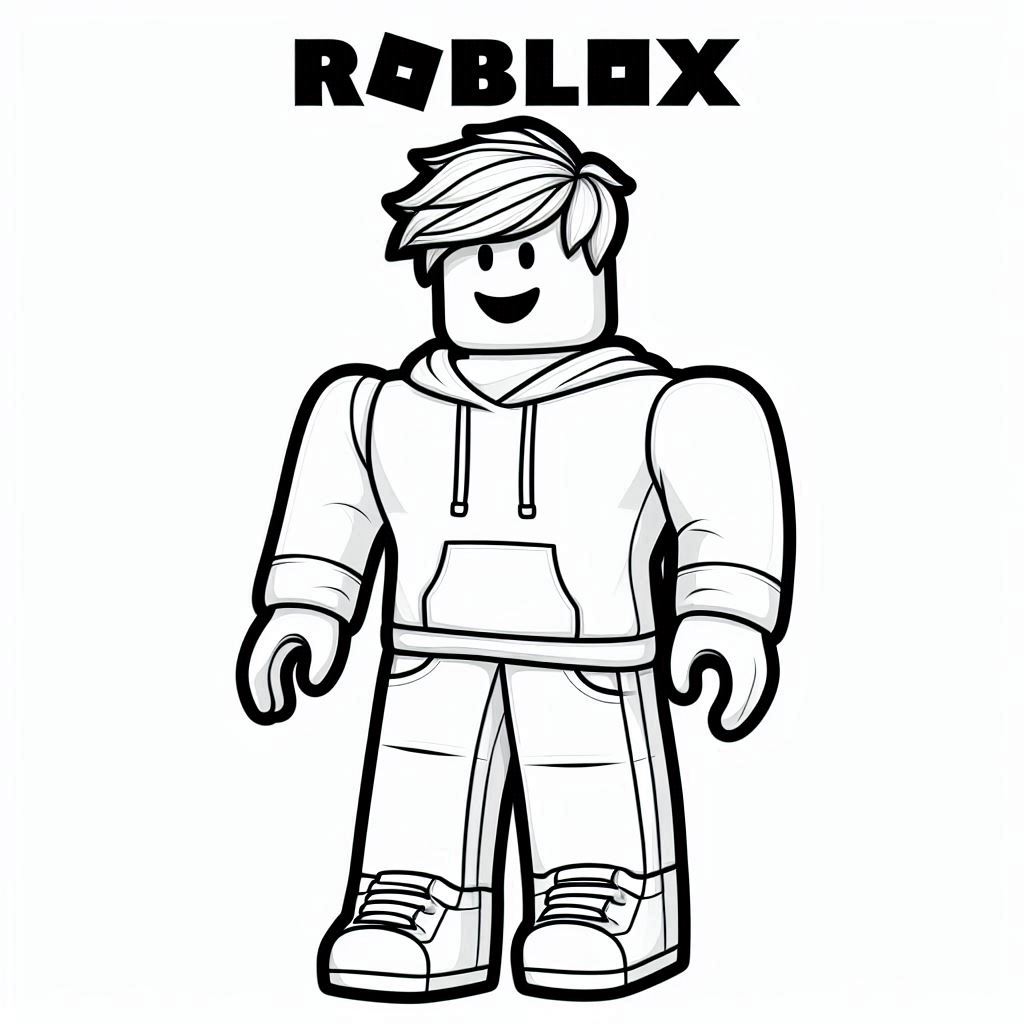 Roblox Coloring Page For Kids | Free ...