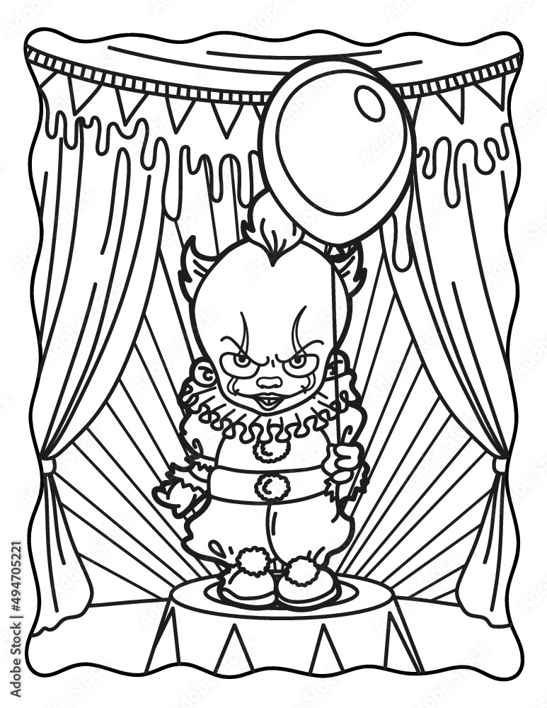 adults. Halloween. Coloring book ...