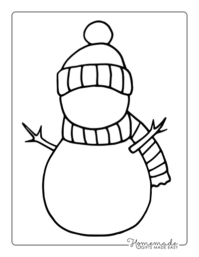 Free Printable Snowman Templates for Crafts