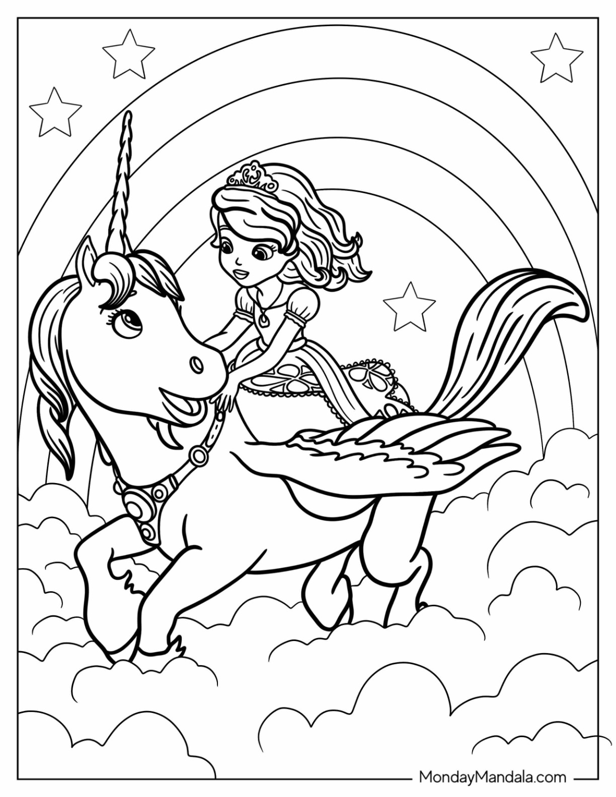 20 Sofia The First Coloring Pages (Free PDF Printables)