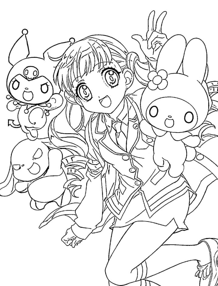 My Melody Coloring Pages Printable for ...