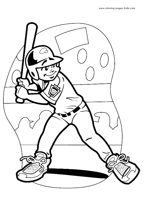 baseball color pages - High Quality Coloring Pages