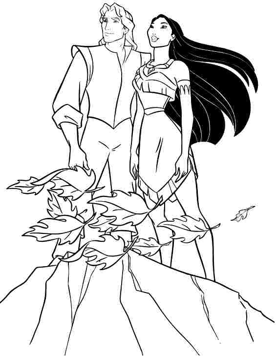 Lovely Princess Pocahontas Coloring Pages #5794 Princess ...