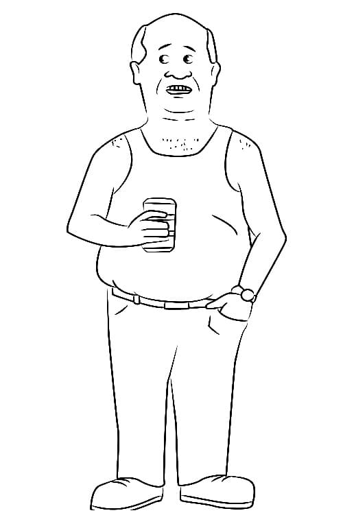 Bill Dauterive from King Coloring Page - Free Printable Coloring Pages for  Kids