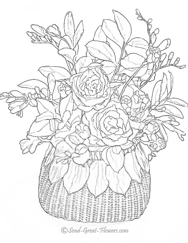 Free Difficult Flower Coloring Pages, Download Free Difficult Flower  Coloring Pages png images, Free ClipArts on Clipart Library