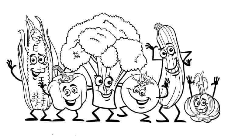 Vegetable Coloring Pages | Kids ...