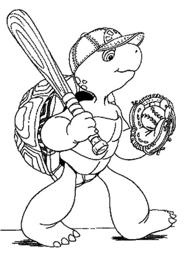 Softball Coloring Pages - Best Coloring Pages For Kids