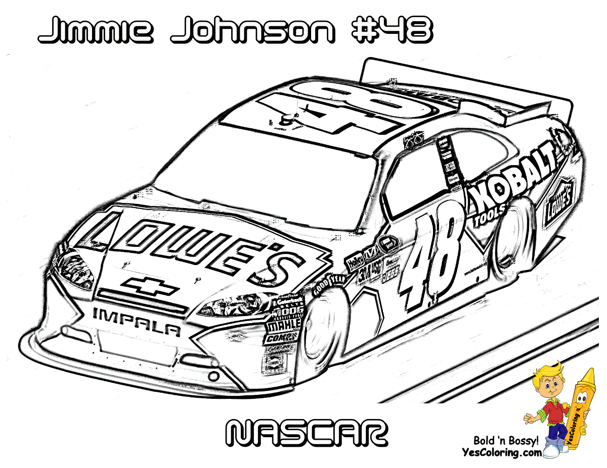 Jimmy Johnson Coloring Page