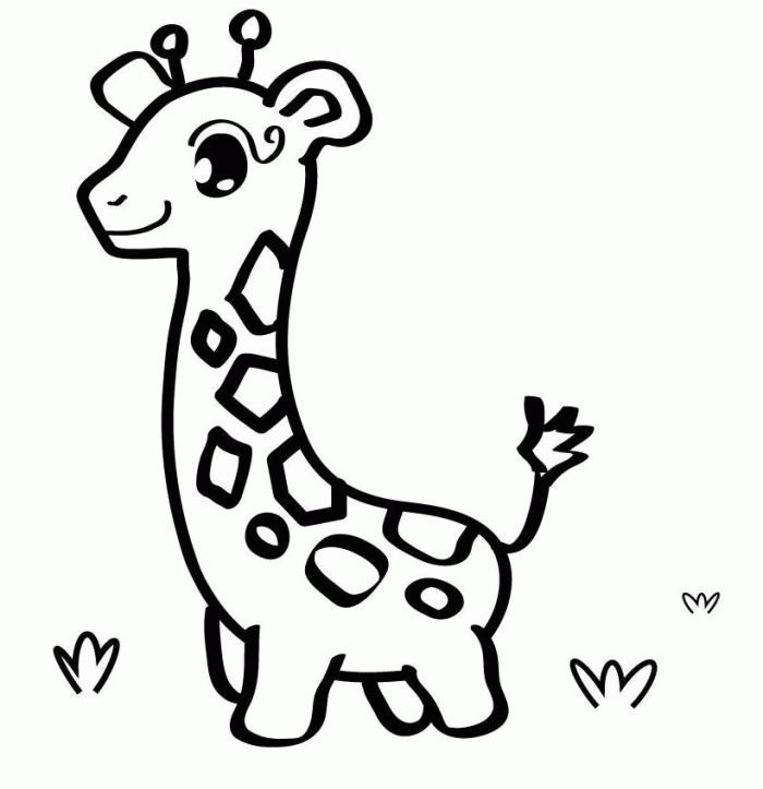 Of Cute Animals To Print - Coloring Pages for Kids and for Adults