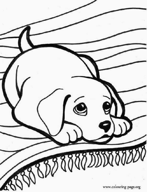 Cute Puppy Coloring Pages | Free Coloring Pages