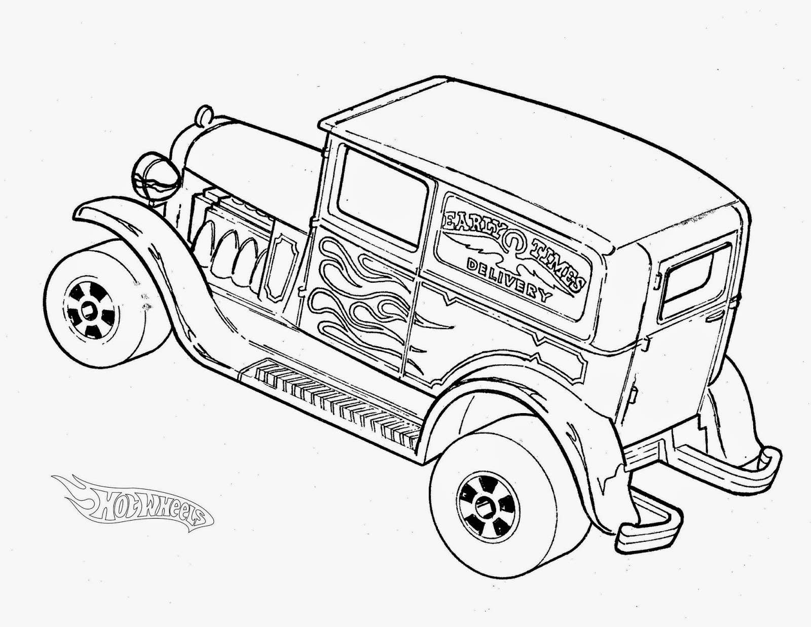 Hot Wheels Racing League: Hot Wheels Coloring Pages - Set 3