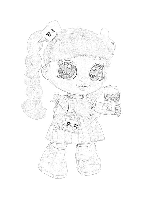 The Holiday Site: Coloring Pages of Kindi Kids Dolls Free and Downloadable