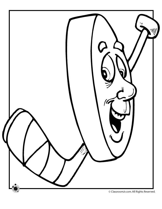Hockey Coloring Pages | Woo! Jr. Kids Activities