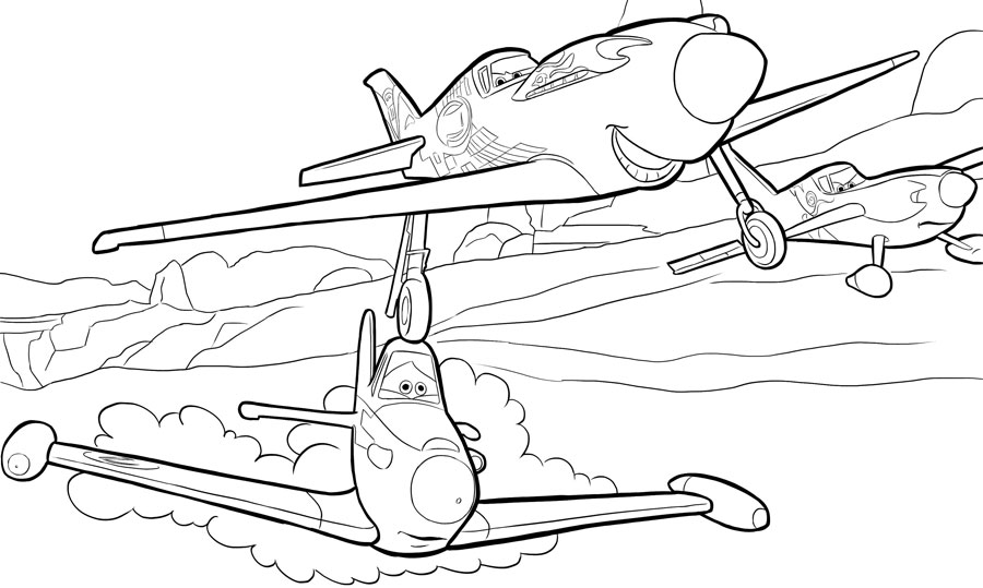 Drawing Planes #132700 (Animation Movies) – Printable coloring pages