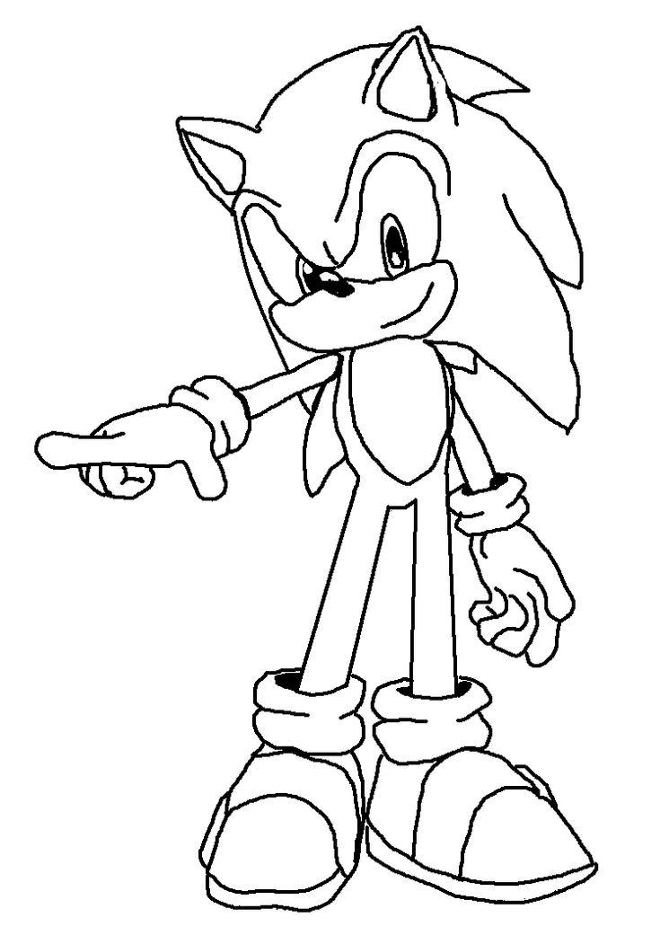 Free Printable Sonic The Hedgehog Coloring Pages For Kids | Cartoon coloring  pages, Coloring pages for kids, Coloring books